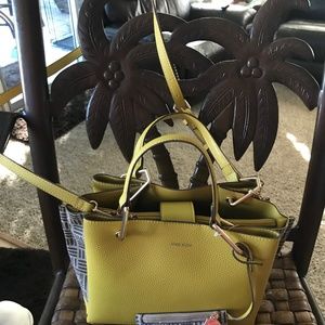 New Anne Klein Mustard color Crossbody